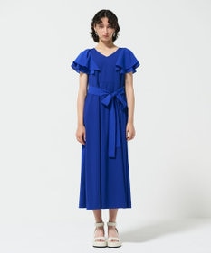 GRACE CONTINENTAL フリルスリーブカットワンピース