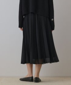 GRACE CONTINENTAL メッシュプリーツスカート
