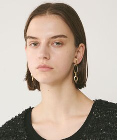 GRACE CONTINENTAL チェーンデザインイヤーカフ