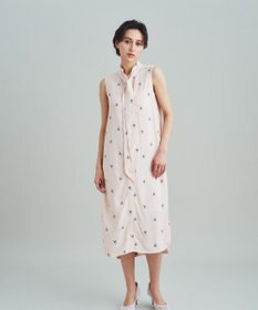 GRACE CONTINENTAL エンゼルフィッシュジャガードワンピース