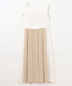 GRACE CONTINENTAL ラインバイカラードレス