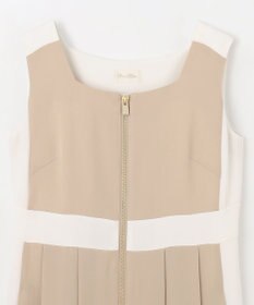 GRACE CONTINENTAL ラインバイカラードレス