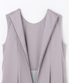 GRACE CONTINENTAL サテンフレアドレスパンツ