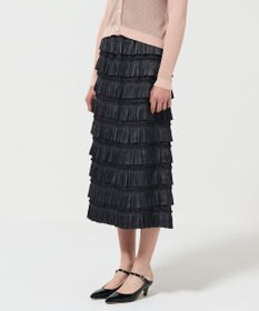 新品グレースコンチネンタル♡チュールフリルスカート　 ブラック チュールフリルスカート / GRACE CONTINENTAL | GRACE