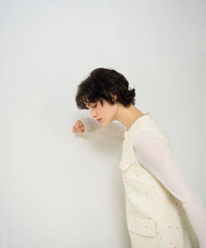 GRACE CONTINENTAL ネオンドットジャガードワンピース