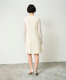 GRACE CONTINENTAL ネオンドットジャガードワンピース