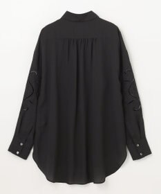 Grace Class - 定価3万　グレースクラス　カットワークトップ　ブラウス　ブラック　シャツ　黒 カットワークシャツ / GRACE CONTINENTAL | GRACE CONTINENTAL