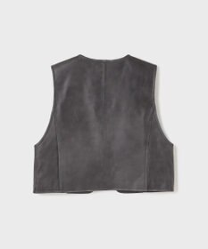 GRACE CONTINENTAL レザーショートジレジャケット