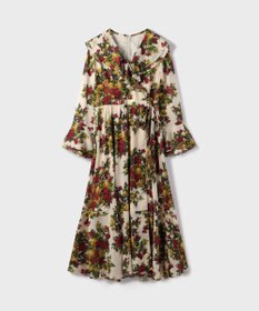 GRACE CONTINENTAL ボタニカルベリープリントワンピース