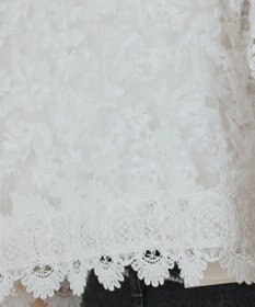 GRACE CONTINENTAL フラワー刺繍ニットカーディガン