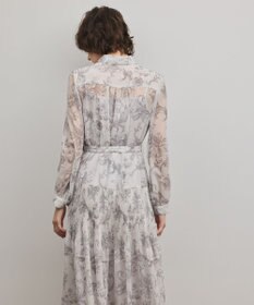 GRACE CONTINENTAL 【オンラインストア・梅田阪急店限定】フラワープリントプリーツワンピース