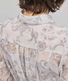 GRACE CONTINENTAL 【オンラインストア・梅田阪急店限定】フラワープリントプリーツワンピース