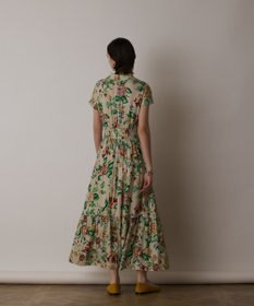 GRACE CONTINENTAL アンティークフラワープリントワンピース