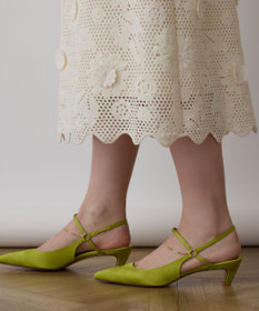 GRACE CONTINENTAL クロシュ刺繍スカート