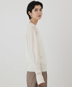 GRACE CONTINENTAL ウールシルククルーニットトップス