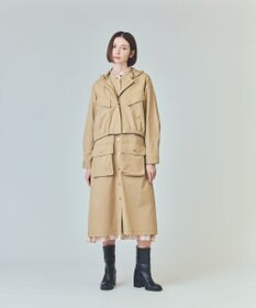 GRACE CONTINENTAL ミリタリー3WAYコート
