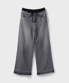 GRACE CONTINENTAL コンビデニムイージーパンツ