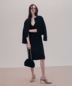 GRACE CONTINENTAL ラメシャイニーコクーンジャケット