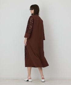 GRACE CONTINENTAL カットワークAラインワンピース