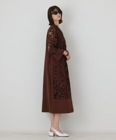 GRACE CONTINENTAL カットワークAラインワンピース