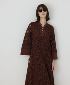 GRACE CONTINENTAL カットワークAラインワンピース