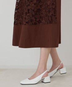 GRACE CONTINENTAL カットワークAラインワンピース