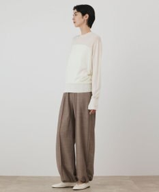 GRACE CONTINENTAL ウールシルククルーニットトップス