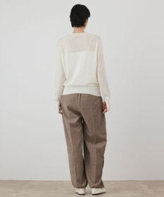 GRACE CONTINENTAL ウールシルククルーニットトップス