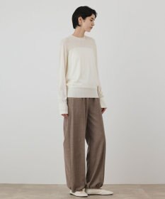 GRACE CONTINENTAL ウールシルククルーニットトップス