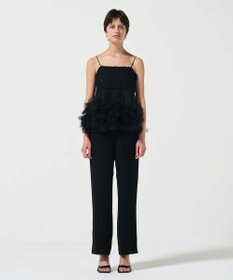 GRACE CONTINENTAL チュールフリルキャミソール