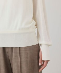 GRACE CONTINENTAL ウールシルククルーニットトップス
