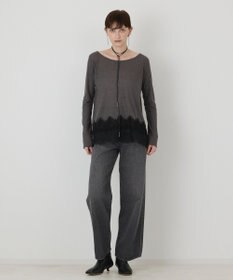GRACE CONTINENTAL レースヘムテレコカットトップ