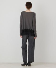 GRACE CONTINENTAL レースヘムテレコカットトップ