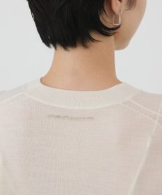 GRACE CONTINENTAL ウールシルククルーニットトップス