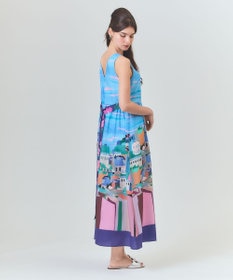 GRACE CONTINENTAL リゾートプリントマキシ