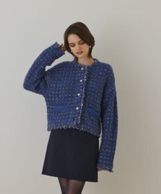 ツイードニットショートカーディガン / GRACE CONTINENTAL