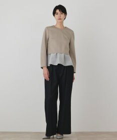 GRACE CONTINENTAL シアーフレアカットトップ