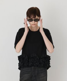 GRACE CONTINENTAL フリルヘムカットトップ