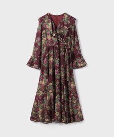 GRACE CONTINENTAL ボタニカルベリープリントワンピース