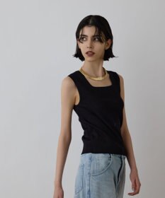 GRACE CONTINENTAL ブライトニットノースリーブ