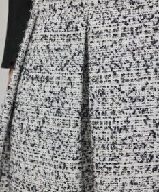 GRACE CONTINENTAL ミックスツイードスカート