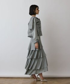 GRACE CONTINENTAL イレヘムサテンスカート