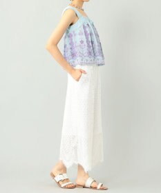 【グレースコンチネンタル】エスニック刺繍ノースリーブ エスニック刺繍ノースリーブ / GRACE CONTINENTAL | GRACE