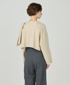 GRACE CONTINENTAL ケープショートニットトップ