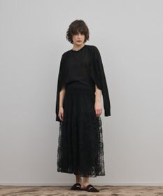 GRACE CONTINENTAL 刺繍チュールスカート