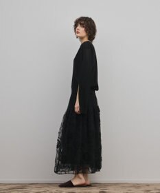 GRACE CONTINENTAL 刺繍チュールスカート