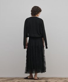 GRACE CONTINENTAL 刺繍チュールスカート