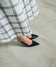 GRACE CONTINENTAL チェックツイードジャンパースカート