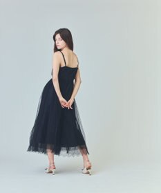 GRACE CONTINENTAL チュールプリーツコンビワンピース