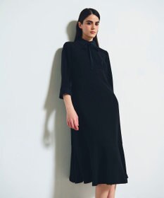 GRACE CONTINENTAL ダブルクロスドレス